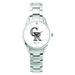 Women's Silver Colorado Rockies Stainless Steel Bracelet Wristwatch