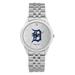 Men's Silver Detroit Tigers Rolled Link Bracelet Wristwatch
