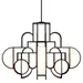 Roll & Hill Moonrise 02 LED Chandelier - MOONC2-BK-120