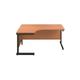 Rdl lh Desk 1600x1200 Bch/Blk - KF819615 - Jemini