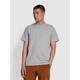 Danny Regular Fit Organic Cotton T-Shirt In Farah Grey Marl