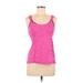 Lululemon Athletica Active Tank Top: Pink Print Activewear - Women's Size 6