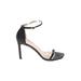 Stuart Weitzman Heels: Black Shoes - Women's Size 10 - Open Toe