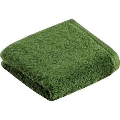 Gästehandtuch VOSSEN "Vegan Life", grün (clover), B:40cm L:60cm, Webfrottier, Obermaterial: 100% Baumwolle, Handtücher (Packung), im Set, 100% vegan Image