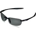 Revo Descend E: Polarized Filters UV, Rimless Small Rectangle Rectangular Sunglasses, Black Frame with Graphite Lens (RE 4060)