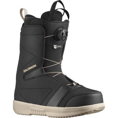 SALOMON Herren Snowboot SNOW. BOOTS FACTION BOA Black/Black/Rain, Größe 26,5 in Schwarz