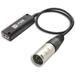 Hawk-Woods 4-Pin XLR to USB Charge Adapter (5.9") I-PW3