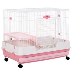 Tucker Murphy Pet™ Caines Chinchilla Cage w/ Ramp Metal in Pink | 26" H X 32" W X 20.75" D | Wayfair 130B532A4DFA4552926762C4B4D5AFFF