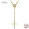 KALETINE 925 Sterling Silver Rosario Collane Trendy Gioielli in oro Croce Pendenti e ciondoli Turchia Evil Eye Collana Donna Accessori Uomo