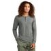 District DT145 Perfect Tri Long Sleeve Henley T-Shirt in Heathered Charcoal size 2XL | Triblend