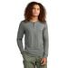 District DT145 Perfect Tri Long Sleeve Henley T-Shirt in Heathered Charcoal size XL | Triblend