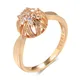 Real 18k Gold Diamond Ring for Women To Join Party Peridot Gemstone Anillos De Wedding Diamante