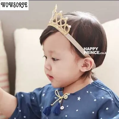 Baby stirnband mädchen Koreanische neugeborenen infant crown stirnbänder blumen headwarp elastische