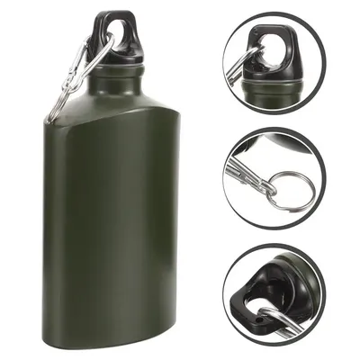 Portable Canteen Wear-resistant Bottle Camping Water Canteen Outdoor Supply Travel Flask Aluminum Alloy