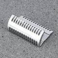 Zinc Alloy Razor Headï¼ŒDouble Razor Headï¼ŒShaving Razor Head Zinc Alloy Manual Shaving Safety Razor Head Replacement Head Double Open Comb Metal Durable Razor Head Shaving Tool without (Pattern 3)