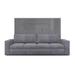 INVENTO Horizontal Wall bed with a Sofa and mattress 55.1" x 78.7"