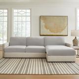 SureFit Hampstead Stretch Velvet Slipcovers, Small Sectional Cushion Covers - 40x32x8