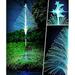 Solar Christmas Trees Lights Outdoor Decorations Small Solar Xmas Tree Garden Lights Waterproof Color Changing Solar Flower Lights Yard Stake Decor for Pathway Lawn Patio Outside Decorative