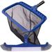 Fine Mesh Pool Skimmer Net & Pool Brush Head Kit (2023 Upgrade) Pool Net Skimmer With Sturdy Frame & Durable Fine Net 17.5 Professional Pool Brushes For Cleaning Pool Walls Floors Etc.