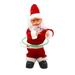 Hula Hoop Musical Electric Santa Claus Doll Red Jingle-Hooping Christmas Toy Cute Santa Claus Gift for Kids Holiday Furnishings