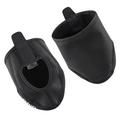 Warm Shoe Cover 1 Pair of Cycling Shoes Covers Warm Windproof Safe Riding Half Shoe Cover Overshoes for Riders Cycling Bicycles Size (Black XS-S)