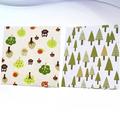 Printed Cotton Linen 2pcs Printed Cotton Linen Cotton Fabric Craft Fabric Floral Fabric Handmade Tools DIY Gadget for Patchwork DIY Sewing