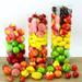 Sunjoy Tech 10Pcs/Bag Artificial Fruit Foam Vibrant Color Realistic Mini Long Lasting Photo Props Crafts Dining Table Decor Fake Vegetable Home Supplies