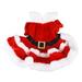Dog Christmas Costume Puppy Dress Soft Warm Short Sleeve Xmas Pet Clothes Dog Christmas Outfit For Dogs Cats