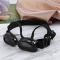dog sunglasses Dog Sunglasses Eye Wear Protection Waterproof Pet Goggles UV Protection Goggles with Strap (Black)