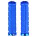 bike handlebar cover 1 Pair Dual-end Screw Locks Road Bike Cycling Handlebar Cover Skid-proof Grips Cover Rubber Handlebar for Mountain Bike (Blue)