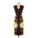 Black Halo Casual Dress: Brown Dresses - Women's Size 4