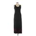 Karen by Karen Kane Casual Dress - Midi Scoop Neck Sleeveless: Black Print Dresses - Women's Size X-Large