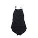 Calvin Klein One Piece Swimsuit: Black Swimwear - Women's Size 8