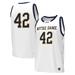 Men's Under Armour #42 White Notre Dame Fighting Irish Replica Basketball Jersey