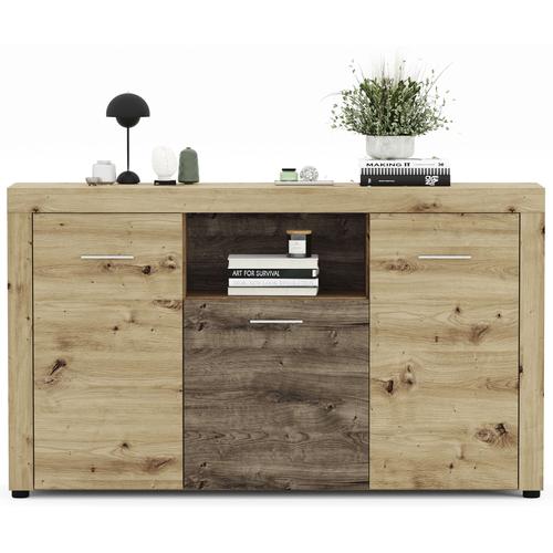 „Sideboard INOSIGN „“Grimstad““ Sideboards Gr. B/H/T: 152 cm x 89 cm x 34 cm, braun (aeich, reich) Sideboards“