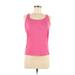 Lululemon Athletica Active Tank Top: Pink Floral Activewear - Women's Size 6