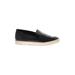 Birdies Flats: Slip-on Platform Work Black Color Block Shoes - Women's Size 7 - Almond Toe