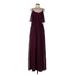 Show Me Your Mumu Casual Dress - A-Line Scoop Neck Sleeveless: Burgundy Solid Dresses - New - Women's Size Medium