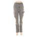 Eddie Bauer Khaki Pant: Gray Print Bottoms - Women's Size 0