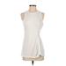 Athleta Active Tank Top: Ivory Solid Activewear - Women's Size Small