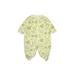 Vitamins Baby Long Sleeve Outfit: Green Print Bottoms - Size 6 Month