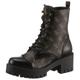 Schnürstiefelette GUESS "WALKUP" Gr. 37, braun (dunkelbraun, schwarz) Damen Schuhe Reißverschlussstiefeletten