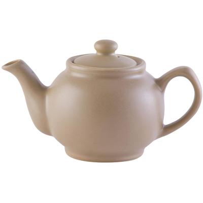 Teekanne PRICE & KENSINGTON "Betty", grau (taupe), B:14cm H:12cm, Steingut, Kannen, Steingut, matt, 6 Tassen Image