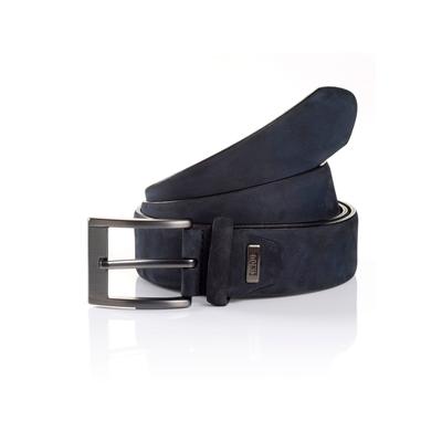 Ledergürtel CINQUE "TORTOLI", Damen, Gr. 90, blau (navy uni), Rindsleder, unifarben, casual,klassisch, Gürtel, Veloursleder-Optik Image