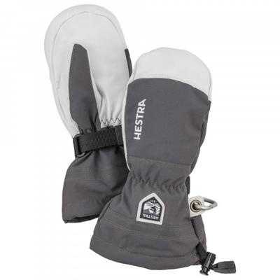 Hestra - Kid's Army Leather Heli Ski Mitt - Handschuhe Gr 4 grau