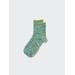 Men's Melange Half Socks with Deodorizing | Yellow | US8-US11 | UNIQLO US