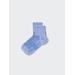 Men's Ribbed Half Socks with Deodorizing | Blue | US8-US11 | UNIQLO US