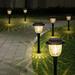 SolarEra Low Voltage Solar Powered Integrated LED Pathway Light Pack Glass/Plastic in Black | 15.75 H x 3.94 W x 3.94 D in | Wayfair