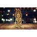 Bungalow Rose 6.25"H Earth Touching Buddha in Gold Figurine Unique Gifts Resin in Yellow | 6.25 H x 3.5 W x 3 D in | Wayfair