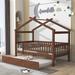 Gracie Oaks Zaiyah Bed Wood in Brown | 65.5 H x 57 W x 79.5 D in | Wayfair 7E76A85055394B0AB0EC1A570AF5B8BA